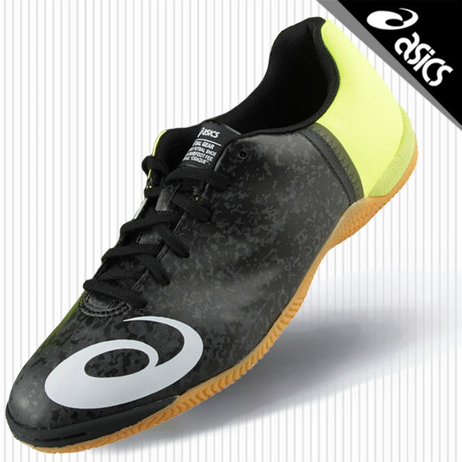 아식스 TOQUE 5 풋살화 (111816398) 블랙형광그린
