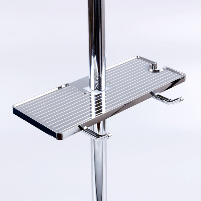 엘홈 욕실 자투리공간 샤워기 기둥선반 욕실선반, 1개