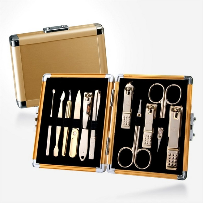 쓰리쎄븐 777 TS-16000G 손톱깎이세트 손톱케어도구 손톱깎이 TS-16000G(골드) 손톱정리도구 선물포장 대량구매 창립기념선물, 1세트