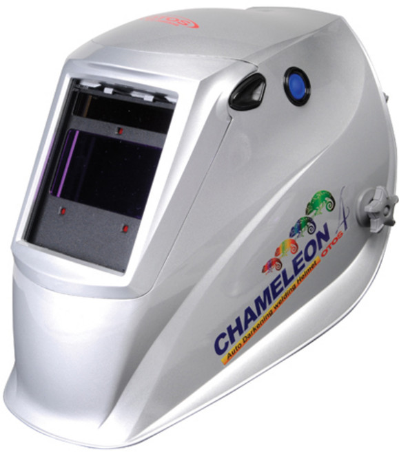 오토스 자동 용접면 카멜레온4 실버플러스 차광 보안면 용접 마스크 정품, 1개