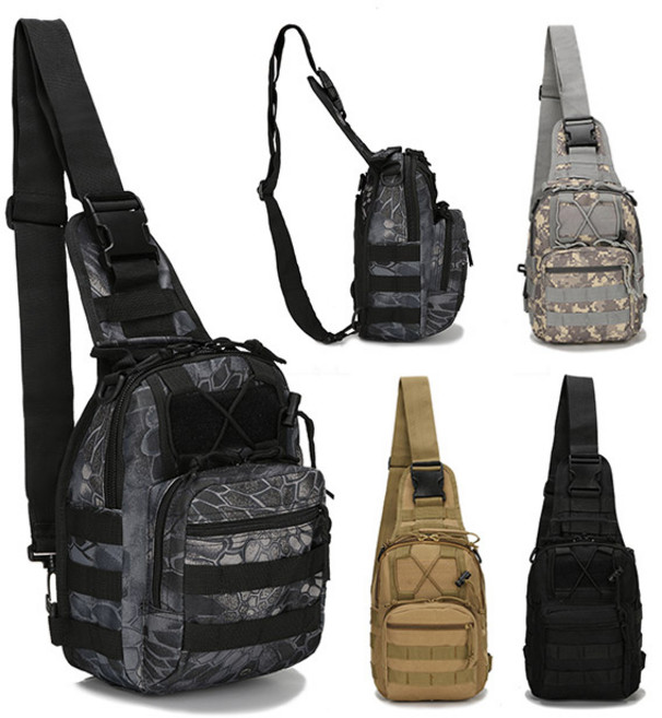 제이이제이 밀리터리 남성 메신저백 힙색 슬링백