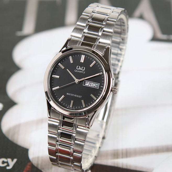 시티즌 Q&Q 큐앤큐 정품 아날로그 메탈시계 BB12J