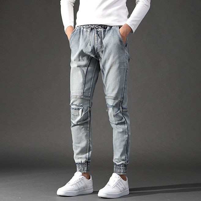 후앙스 조거 NO.169 밴딩스판 데님팬츠 NJCP-8587