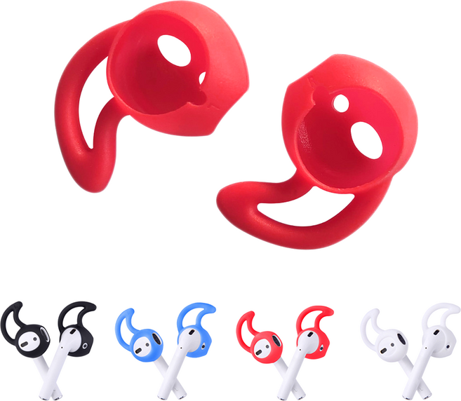 아이디스킨 에어팟 이어후크 이어팁 이어캡 폼팁 실리콘이어캡, 블루