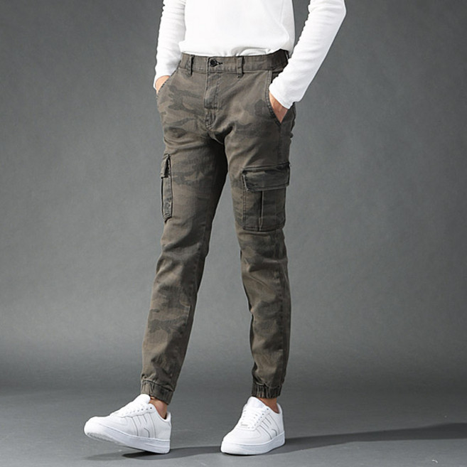 후앙스 워싱 카모 카고포켓 팬츠 AGCP-422