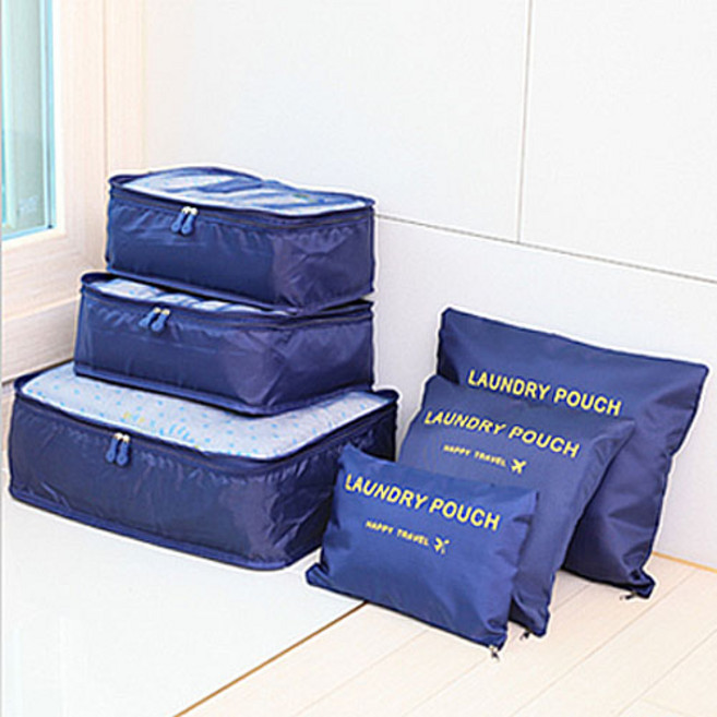 여행용파우치 6종 세트 여행 보조가방 캐리어 결합백 보스턴 여행가방