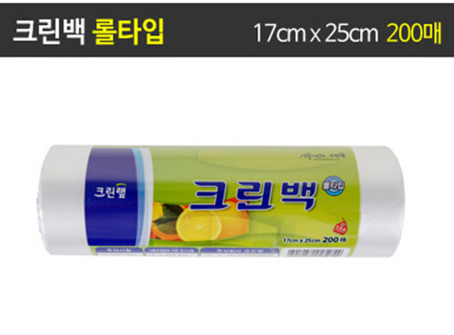 크린랩 롤타입 17cmX25cmX200매(미니), 1개