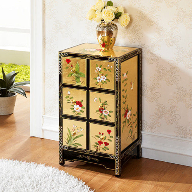 금박 6D서랍장 약장 미니멀수납 인테리어포인트, 6개