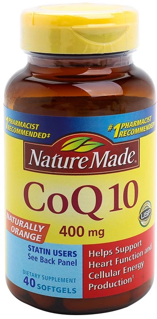 네이처메이드 CoQ10 400mg 스타틴 유저 소프트젤, 40정, 1개 - 쿠팡