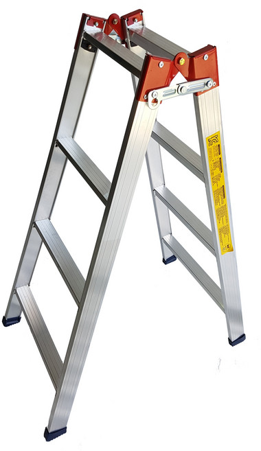 사다리 가정용 상업용 접이식 알루미늄 AH형 3단사다리, 1개