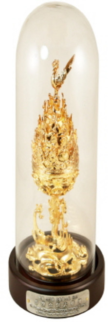 백제 금동대향로 재현품 (중) / 박물관 굿즈 뮷즈 장식품 공예품 인테리어소품 국보287호 모조품 백제향로 금동향로 장식품 / 집들이선물 외국인선물