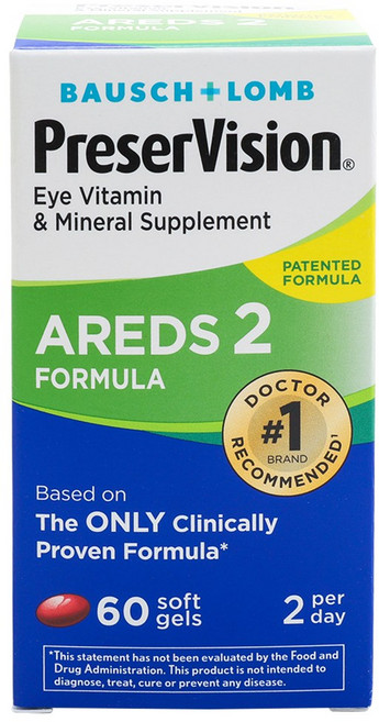 바슈롬 프리저비전 AREDS 2 포뮬러 소프트젤, 1개, 60정