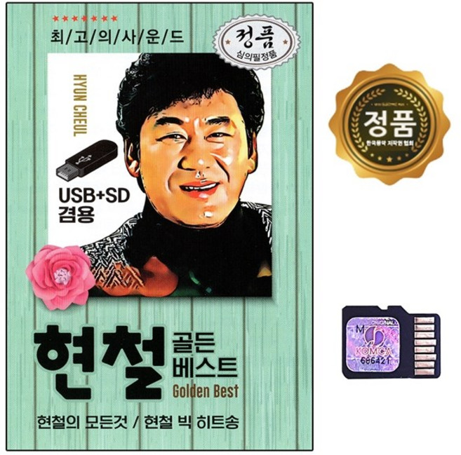 SD 노래칩 현철 골든베스트 82곡 효도라디오용