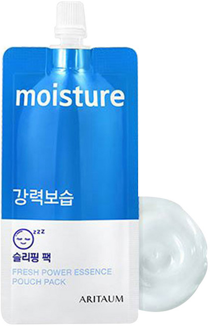 아리따움 프레시 파워 에센스 파우치 팩 강력보습 10ml, 1개