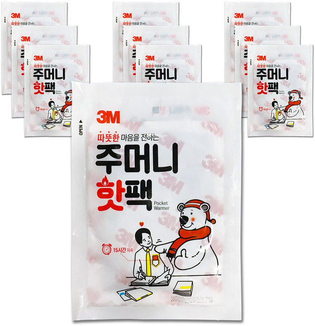 3M 주머니 핫팩, 10개