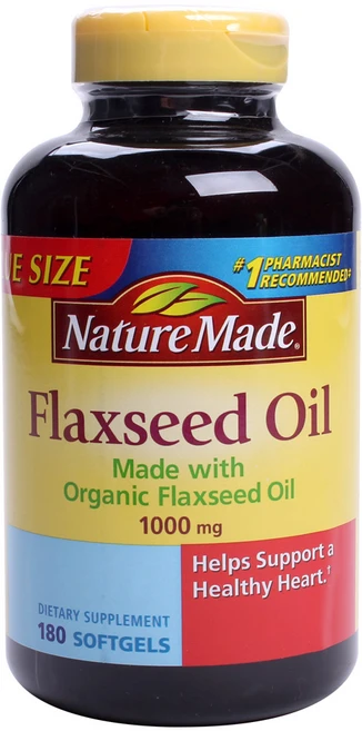 네이처메이드 플랙시드 오일 1000mg 소프트젤, 180정, 1개 - 쿠팡