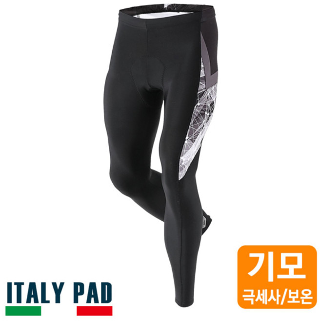 MCN 그리세우스 9부 방한기모팬츠 이태리패드 자전거