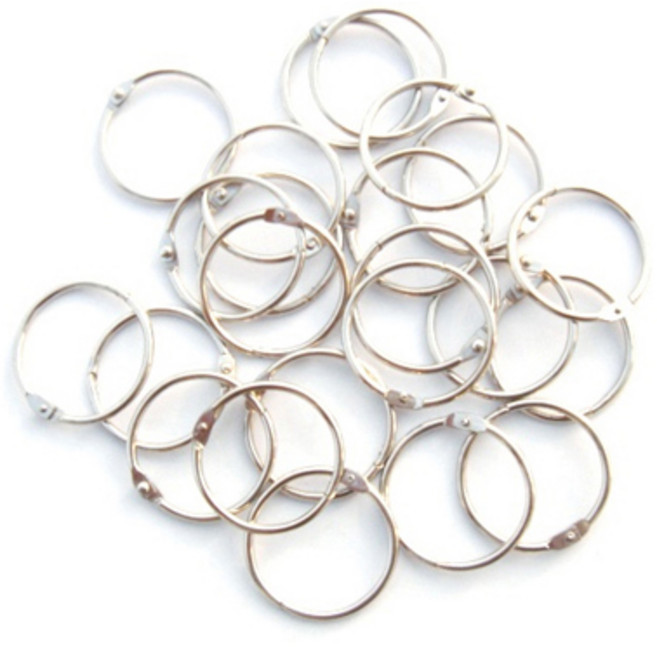 화신 실버카드링 중 1봉지50개, 단품