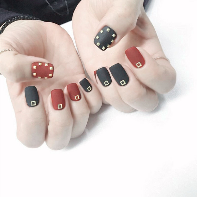 잇템샵 무광 네일스티커 디자인 컬렉션, 1개, 12.불금날