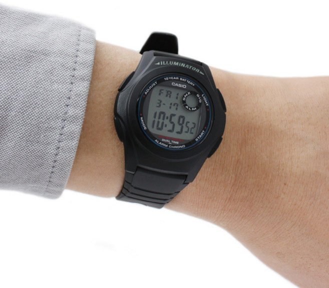 카시오 전자시계 F-91W-1D F-94WA-8D F-200 남녀공용 손목