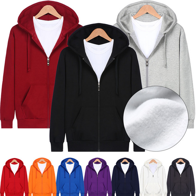 완티 기모 후드집업