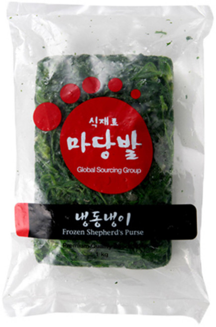 냉동 냉이 1kg 냉동야채 채소 식자재 식당 찌개 무침, 단품, 1개