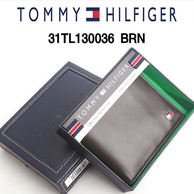타미힐피거 31TL130036 브라운 반지갑