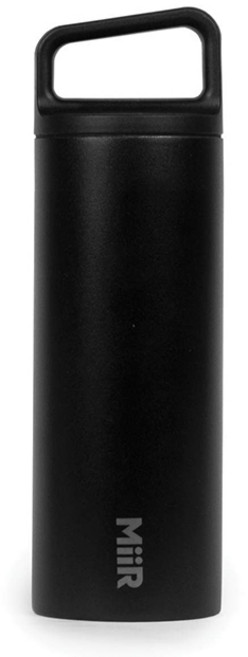 미르 와이드 마우스 보틀 텀블러 보온보냉병, 16온스(473ml)-블랙