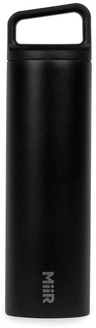 미르 와이드 마우스 보틀 텀블러 보온보냉병, 20온스(592ml)-블랙