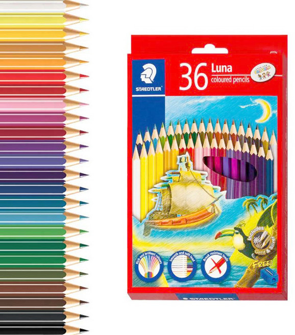 스테들러 루나 색연필 세트, 36색, 1개