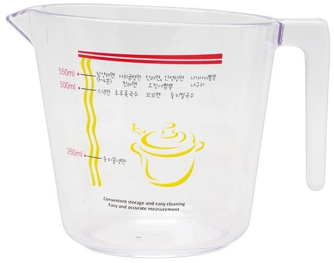 브랜드없음 라면물 계량 컵500ml, 1개