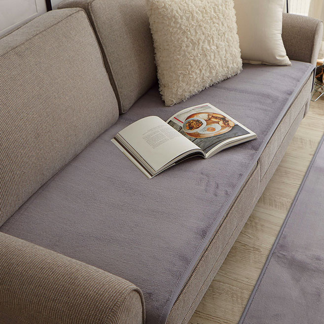 제이에스룸 베이직 모노톤 극세사 쇼파패드