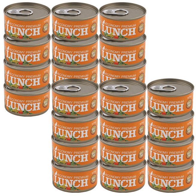 이코너미 프리미엄 고양이캔간식, 80g, 24개, 참치 + 치킨