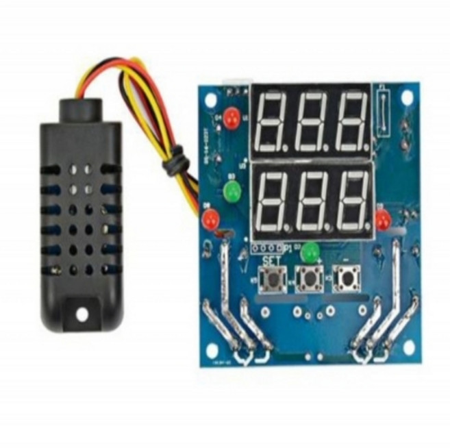 12V 디지털 온습도 컨트롤러 제어 모듈 온도습도, 1개