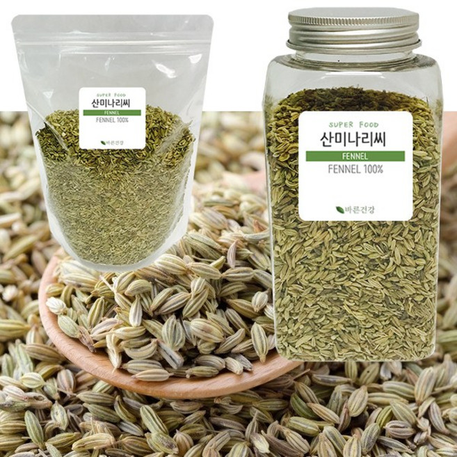 바른건강 독특하고 신비로운향의 대회향 회향 산미나리씨앗 차, 1kg, 2개