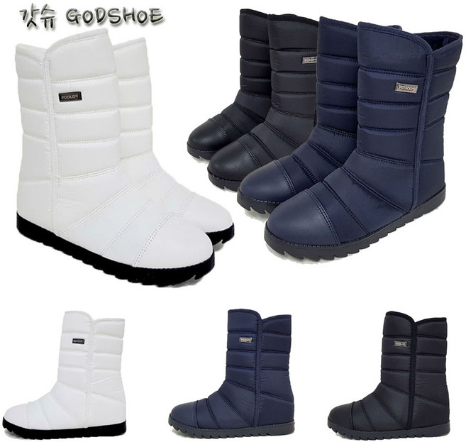 [갓슈] GODSHOE 폴라 롱패딩부츠 롱부츠 방한화 털방한화 압축패딩방한화