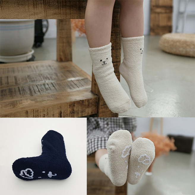 솜니움베베 남아 여아 수면양말(네이비)