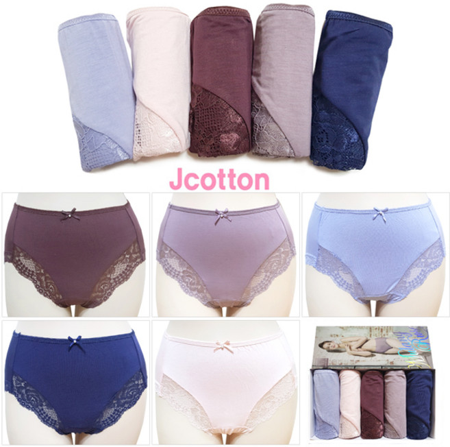 제이코튼 레이스팬티 에일리여맥시 여성팬티 10종 면팬티