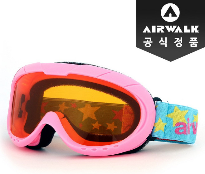 에어워크 정품 스키 보드 아동 고글 MADE IN KOREA / AW-607JR SBL, AW-607JR PK, 1개