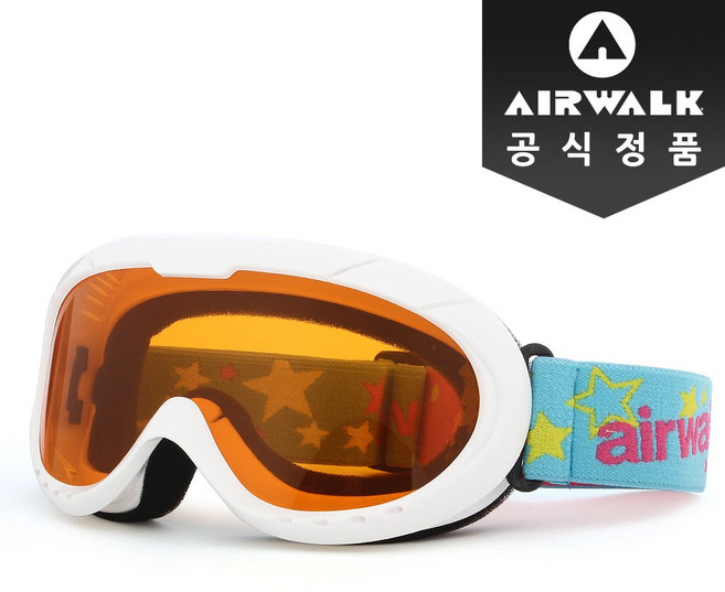 에어워크 정품 스키 보드 아동 고글 MADE IN KOREA / AW-607JR SBL, AW-607JR WT, 1개