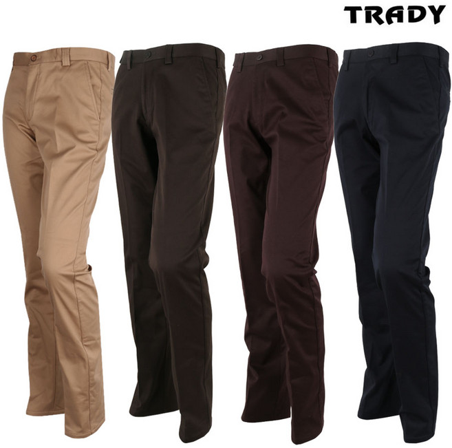 트레디 남성 겨울용 면 기모바지 SWP-6404