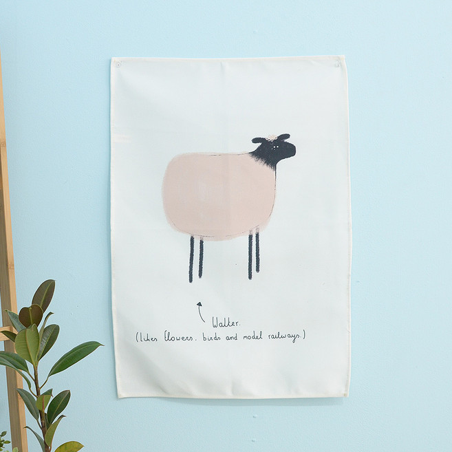 라이프스토리 북유럽 가리개 커튼_월터_소