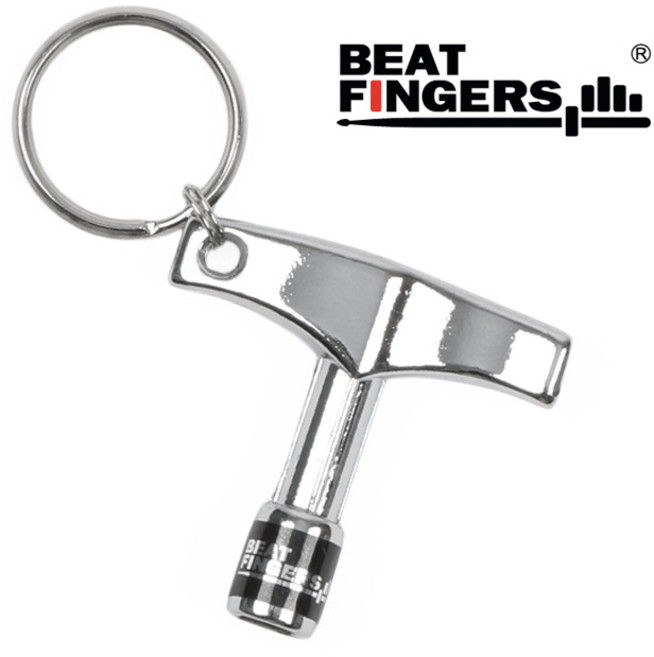 비트핑거스 키홀더형 드럼키 BF-DKR1 (1개), 실버, 1개