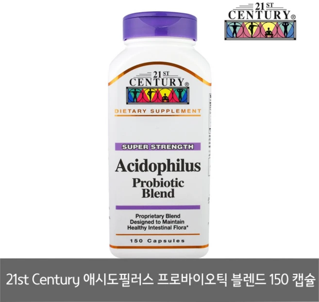 21st Century 애시도필러스 프로바이오틱150정, 1개, 150정 - 쿠팡