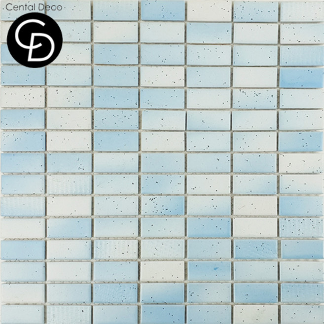 중앙데코 직사각모자이크타일 285*300 여름하늘믹스 무광 (10장이상 사은품), 1개