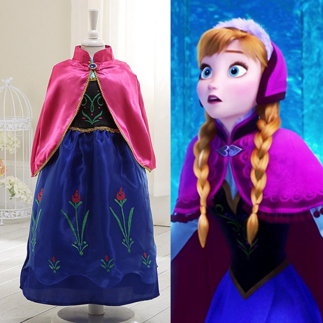 베이비소이 겨울왕국 코스튬 안나드레스