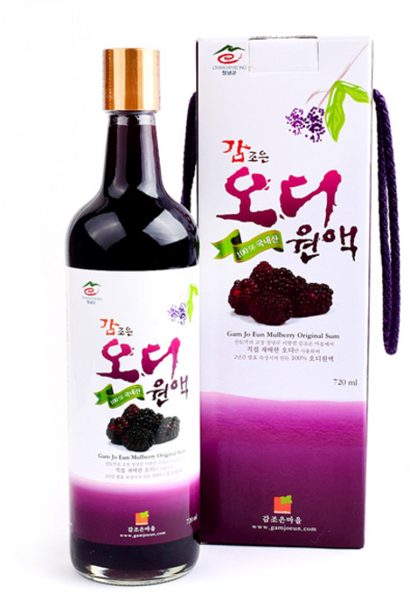 감조은마을 오디원액 720ml, 단품, 1개