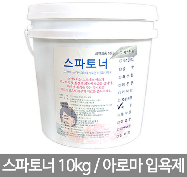 스파토너 장미 10kg 입욕파우더, 1개