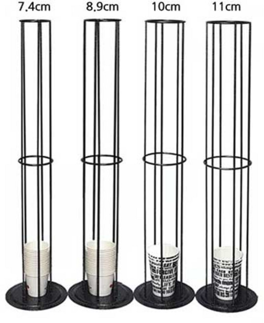 엔틱 국산 종이컵 수거함, 수거함 테이크아웃형(중)_10cm, 1개