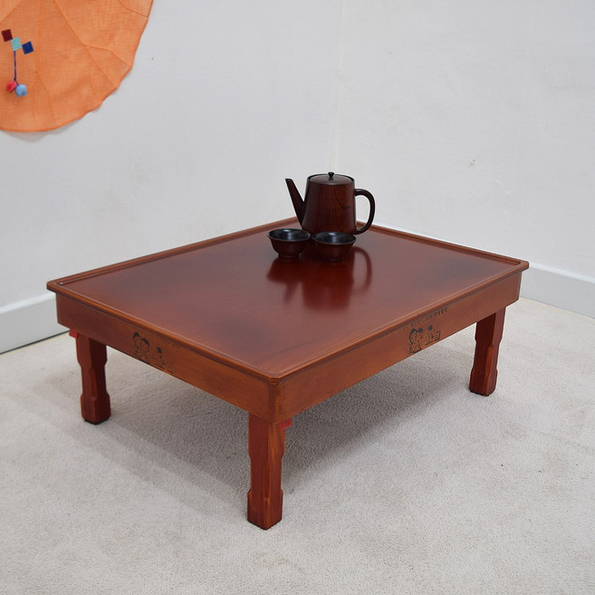 남원 향림공예 사각 밥상 690 x 510 접이식 3인용 교자상, 사각일반 690 x 510 (3인)